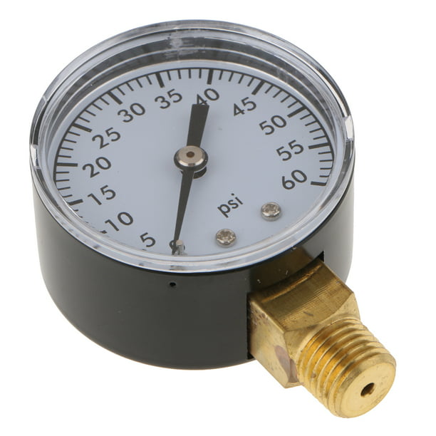 Manómetro presión agua y aceite 0-14 Bar, 1/4 NPT 0-200 montaje lateral  del manómetro - AliExpress