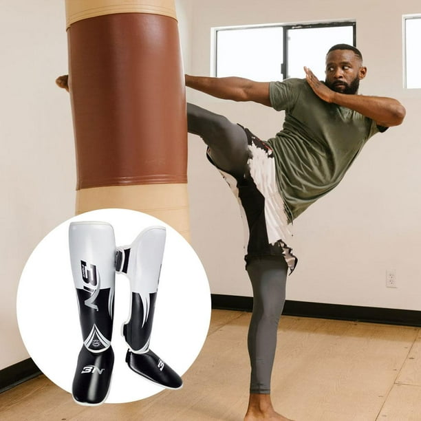 Espinilleras para Kickboxing Muay Thai MMA Karate Artes marciales Taekwondo  o Kick Boxing | Almohadillas de para proteger el pie de la pierna Soledad