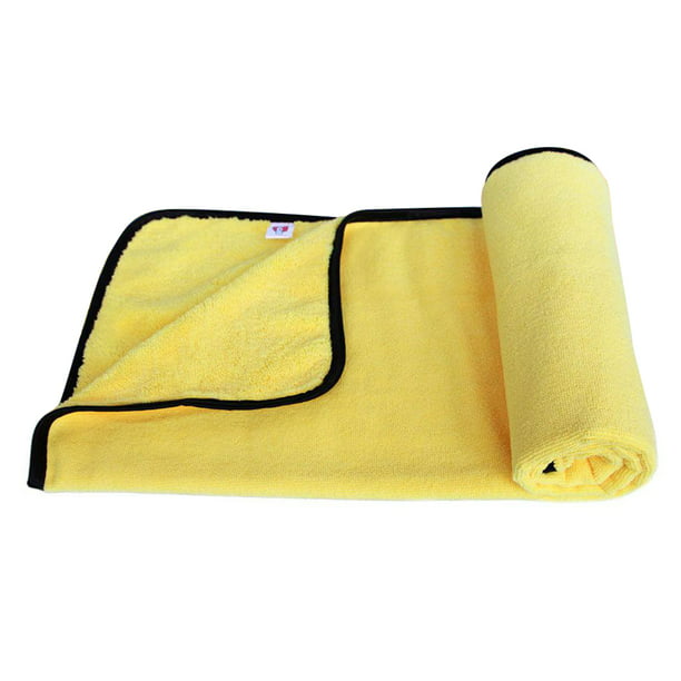Paño de limpieza de microfibra para coche (gris, 50 x 60 cm), toalla de  secado de coche extra grande y gruesa, súper absorbente para detalles de  coche, pulido, limpieza y lavado JM