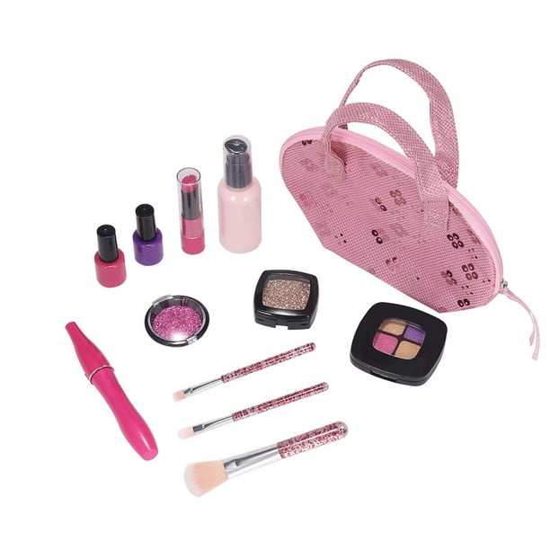 Conjunto de cosméticos de simulación para niña, juguete de maquillaje para  bebé, juego de simulación, esmalte