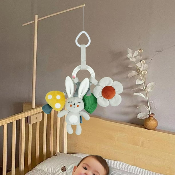 Móvil de madera para cuna de bebé, juguete colgante para cochecito, juguete  de campana de cama, sonajeros para recién nacidos, móvil para , perfke  Móvil de cuna