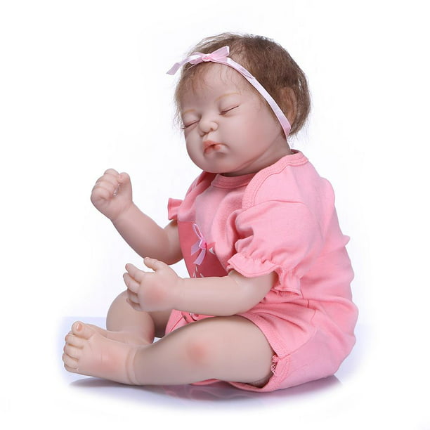 Muñeca Reborn de 22 pulgadas, bebé recién nacido que , silicona suave al y  cuerpo , cumpleaños, juguete Baoblaze Muñeca Realista Recién Nacida