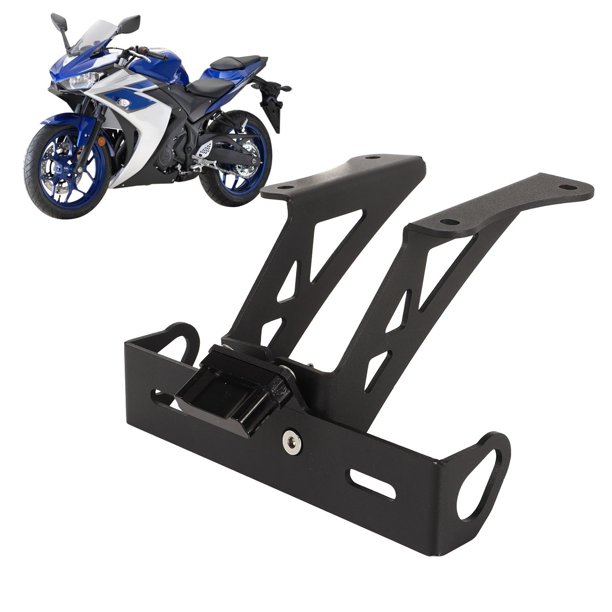  Soporte para matrícula de motocicleta, soporte para