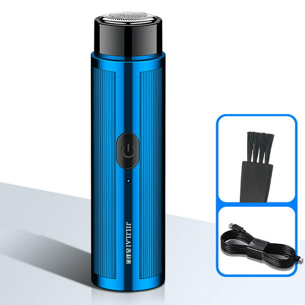 Mini afeitadora eléctrica portátil de bolsillo, recargable por USB
