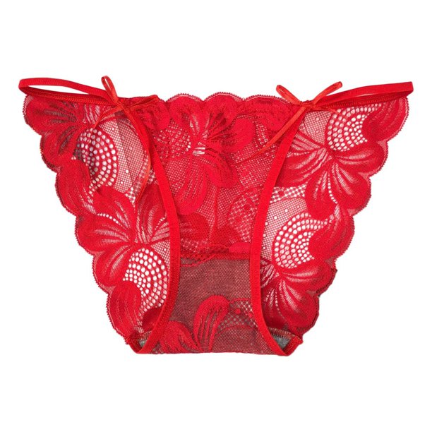 Las mejores ofertas en Bikini de encaje bragas Rojo para Mujeres