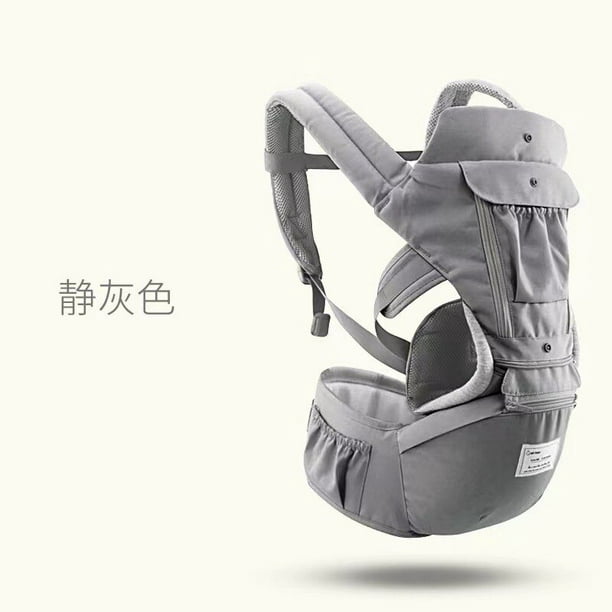 Portabebés ergonómico 3 en 1, 6 colores, asiento de cadera, cabestrillo,  mochila de canguro, transpirable