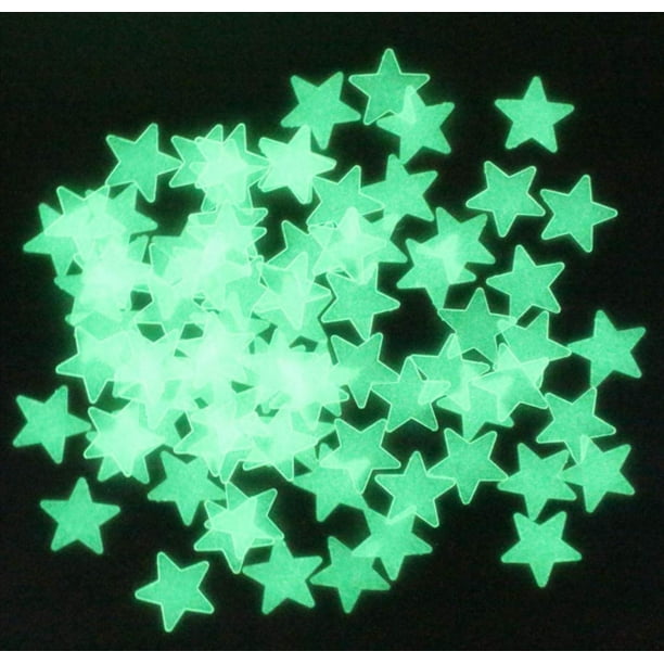 Pegatinas de estrellas luminosas 3D para decoración del hogar