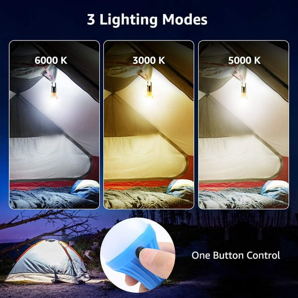 Lampara Linterna De Camping Led Para Carpa A Pilas Luz