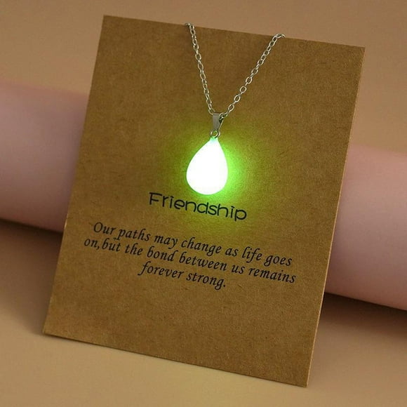 teissuly christmas gifts luminous fluorescent crystal necklaces glow in the dark hexagonal crystal teissuly wer2023112000209