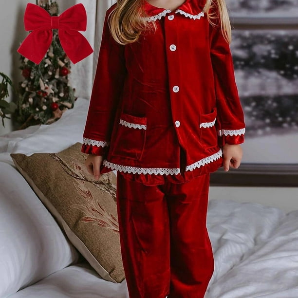 Conjunto de pijama navideño aterciopelado Stitch ©Disney