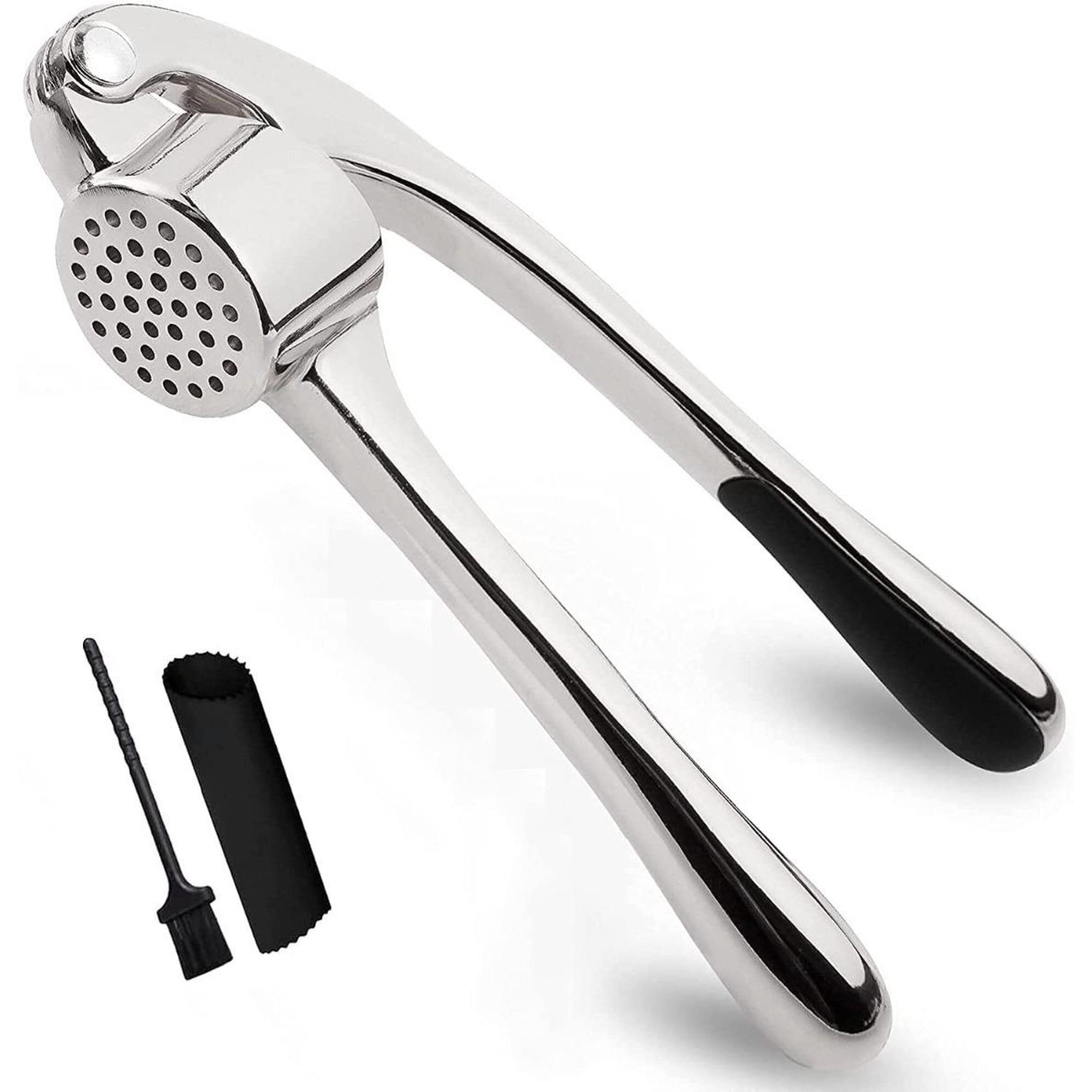 Triturador de Ajos Manual Picador Cocina Profesional Chef en Metal