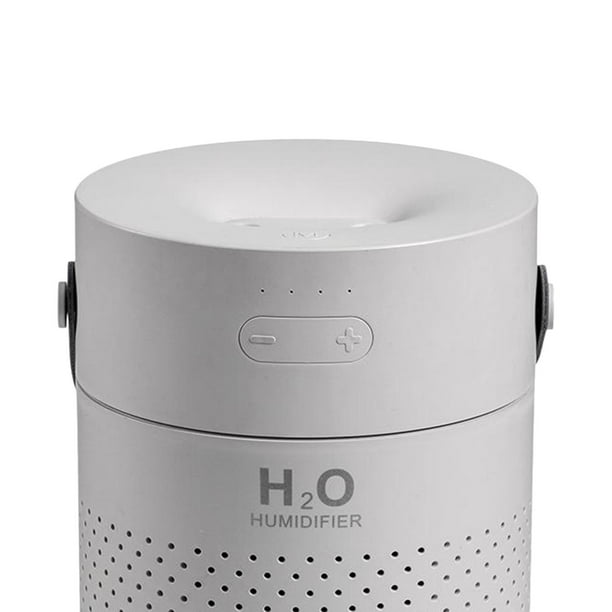 Humidificador ultrasónico de niebla fría con 2 niebla, purificador, lámpara  de noche, generador de niebla para habitación ebé, coche, SPA blanco  Sunnimix Mini humidificador portátil