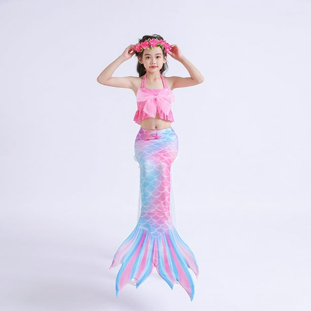 adulto] traje de baño mujer cola de sirena trajes de natación adultas  disfraz de sirena