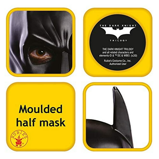 Máscara de Vinilo sin Barbilla para Niños de Batman de Rubie's