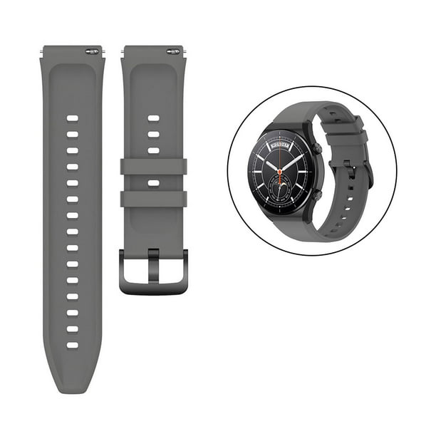  Correa de reloj solar Garmin Fenix 7, correa de silicona suave  de repuesto con herramienta para Garmin Fenix 7 Smartwatch (negro) :  Electrónica