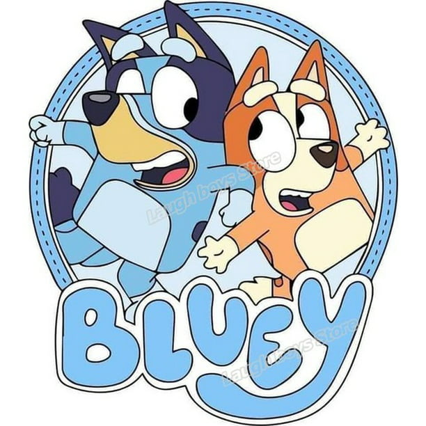 Bluey Dog Ropa Parches De Planchado A Nivel De Lavable Blueys