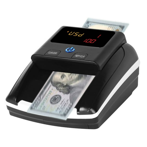 Detector automático de billetes falsos, gris