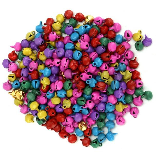 300 cascabeles de colores, cascabeles artesanales de 8 mm