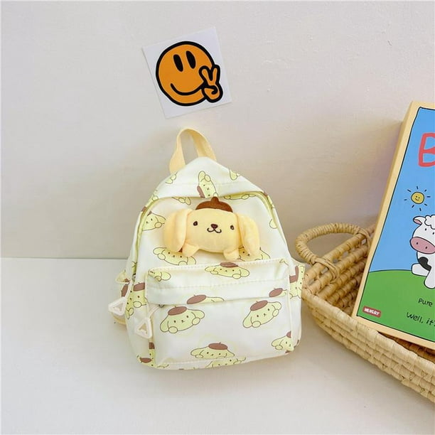 Sanrio-mochila de tela de nailon para niños, morral bonito de alta calidad  para estudiantes, Hello Kitty, canela, pudín, perro, Kulomi Melody Pacha,  nuevo