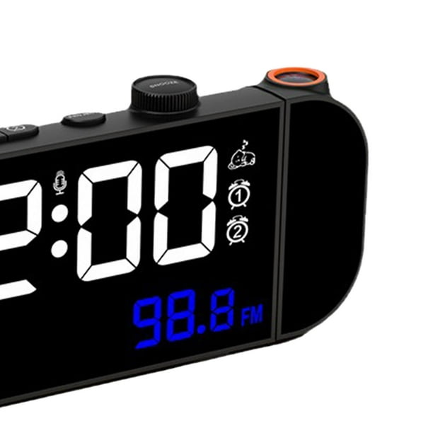 Reloj Despertador Proyector Digital Techo Dormitorio Oficina
