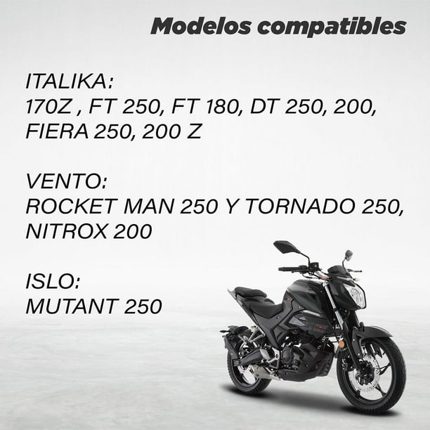 Motometa Detalles Amortiguador trasero para motocicleta Rocketman 250  Tornado 250 Kinlley