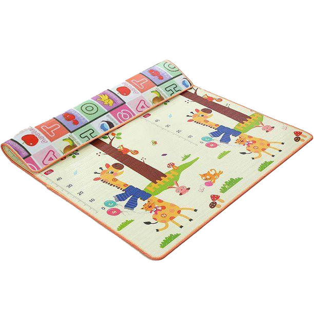  beetoy Tapetes de juego para bebés para gatear, alfombra de  juego para bebé, plegable, antideslizante, grande, súper suave,  extragruesa, superficie de felpa, tapete de juego del alfabeto de animales  : Bebés