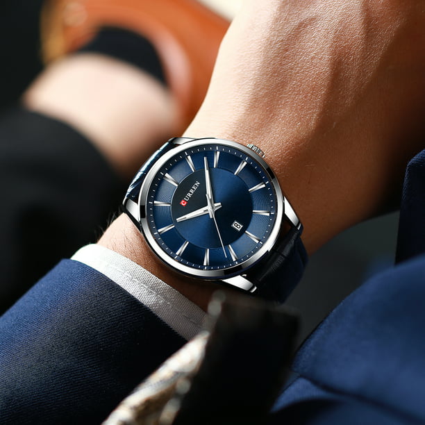 Reloj automático de calidad suiza 836 para hombre, calendario luminoso a  prueba de agua, reloj de negocios de moda para hombre