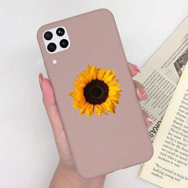 Funda de silicona para teléfono Huawei P40 lite 4G, carcasa mate a la moda  con flores para Huawei P40 lite P40lite P 40 lite Fivean unisex