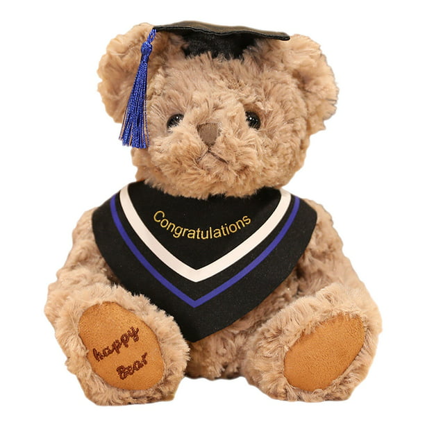 Osos de graduación con gorra, muñecos de peluche personalizados para bebés,  niños y niñas, juguetes para niños, estudiantes, regalos de graduación