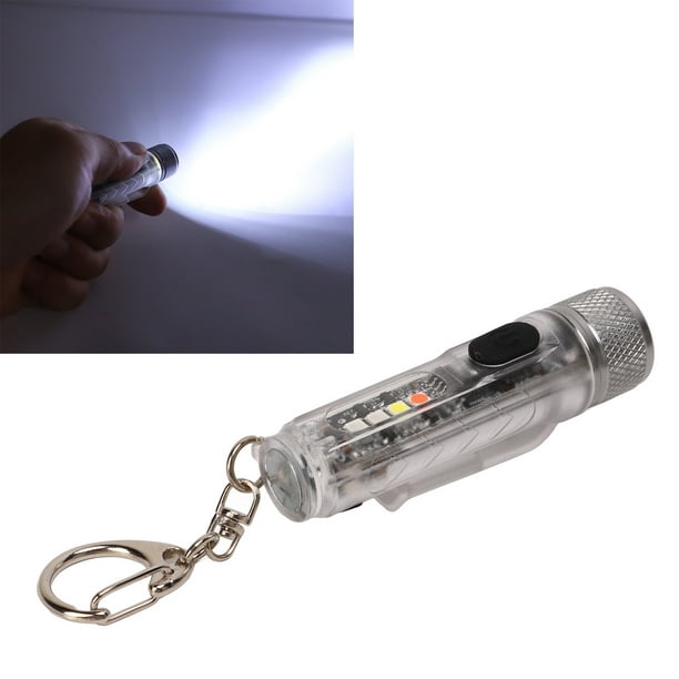 Linterna EDC de bolsillo duradera 3 modos de luz linterna pequeña