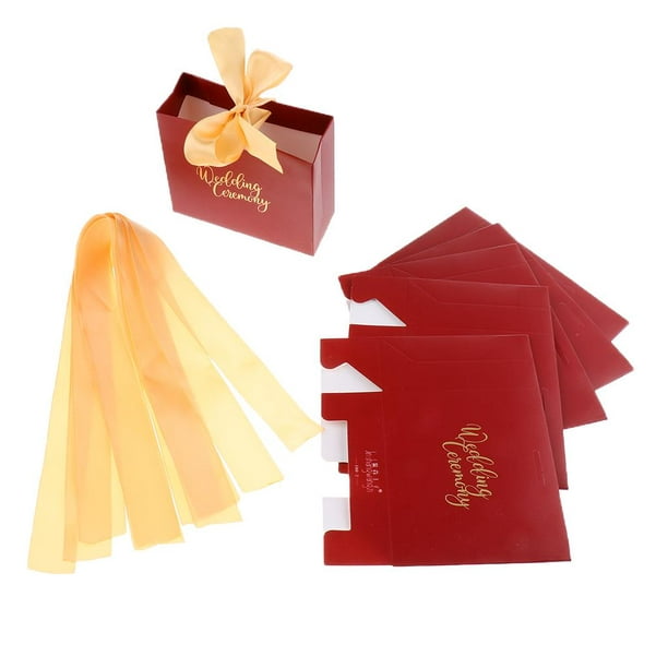 6 piezas cajas de favores caja de de color caja de pequeña cinta
