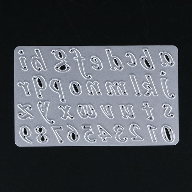 Troqueles de corte de números Troqueles de troqueles de metal en  Scrapbooking