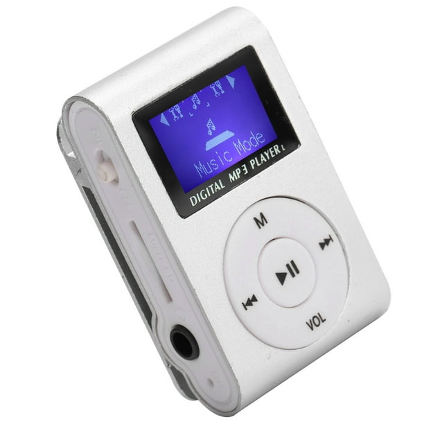 Reproductor MP3 Reproductor de audio y música sin pérdidas Adaptador MP3  recargable portátil con pantalla, Rosa Eigraketly EL001256-01B
