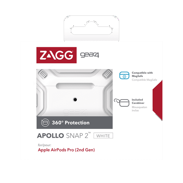 Gear4 Apollo Snap 2 Apple AirPods Pro (Gen. 2) in Black at Zagg