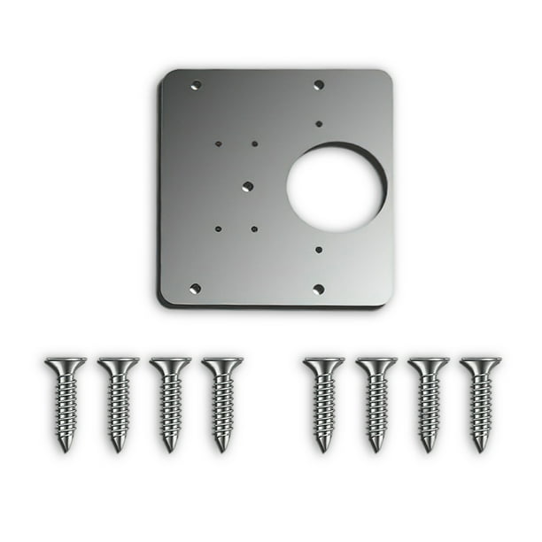 Placa de reparación de bisagra duradera, Kit de soporte de placa de  fijación de acero inoxidable