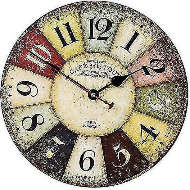 Reloj vintage  Relojes decorativos de pared, Imagenes de relojes antiguos,  Reloj de pared