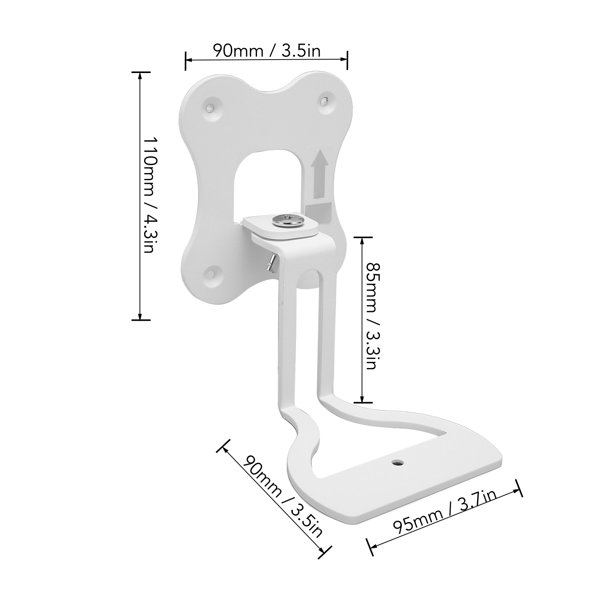 Soportes De Pared Para Altavoces, Ajustables En Ángulo Giratorio