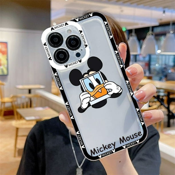 Funda Carcasa Silicona Mickey Mouse Transparente iPhone 7 / 8 Plus
