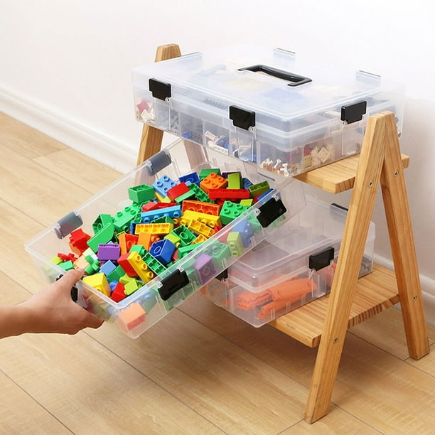 Moyic Caja de almacenamiento de plástico para niños, gran