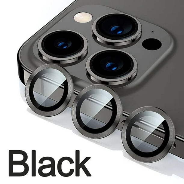 5 x Protector Pantalla Vidrio Templado para Lente de Camara iPhone 13 14 15  Pro