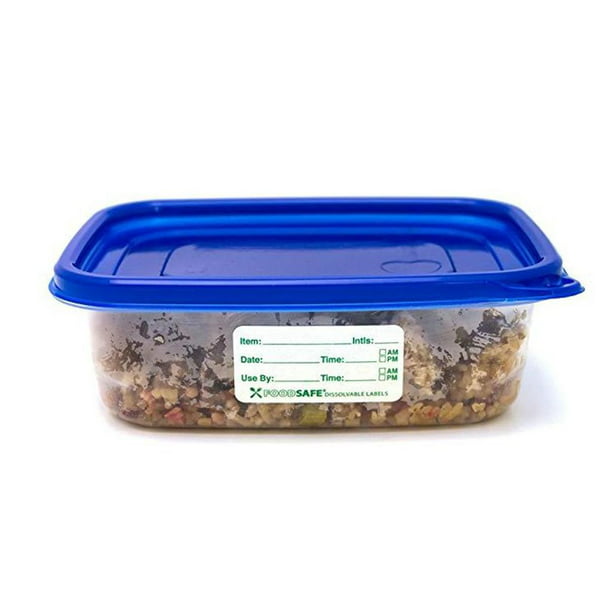 Etiquetas extraíbles para congelador, 1 x 3 pulgadas, pegatinas para  almacenamiento de alimentos, etiquetas de papel para congelador, 150  etiquetas (azul) Zhivalor CZBG-ST158