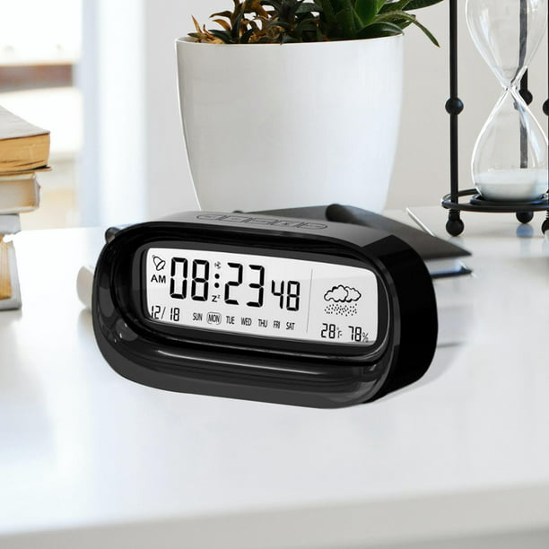 Reloj despertador inteligente con wifi, luz y sonido