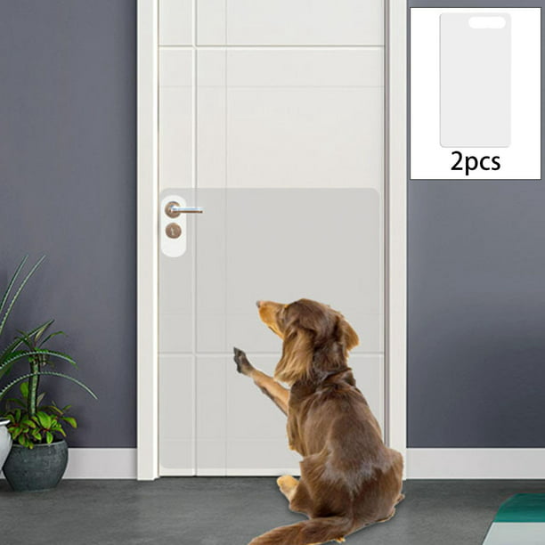In hand Protector de arañazos de puerta transparente, protector de arañazos  de puerta de mascotas de lujo para proteger tus puertas y paredes