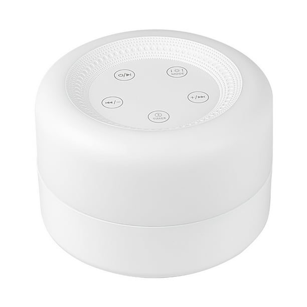 Máquina de sonido blanca portátil Chupete de bebé Luz nocturna ajustable  con 12 sonidos relajantes Eccomum Máquina de sonido blanco
