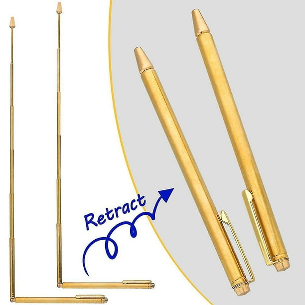 Varillas de radiestesia retráctiles, varillas de adivinación portátiles con  forma de bolígrafo en L, para herramientas, agua divina, 2 uds. YONGSHENG  8390605325168
