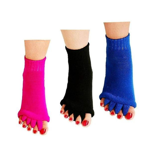 Comprar Calcetines de algodón para masaje de pies, calcetines de cinco  dedos para la salud, calcetines de punto de acupuntura, calcetines de  masaje de suela, calcetines de Yoga para aliviar los pies