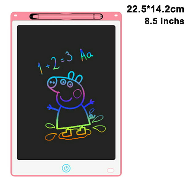 Tableta de escritura LCD y tablero de dibujo colorido de 8,5