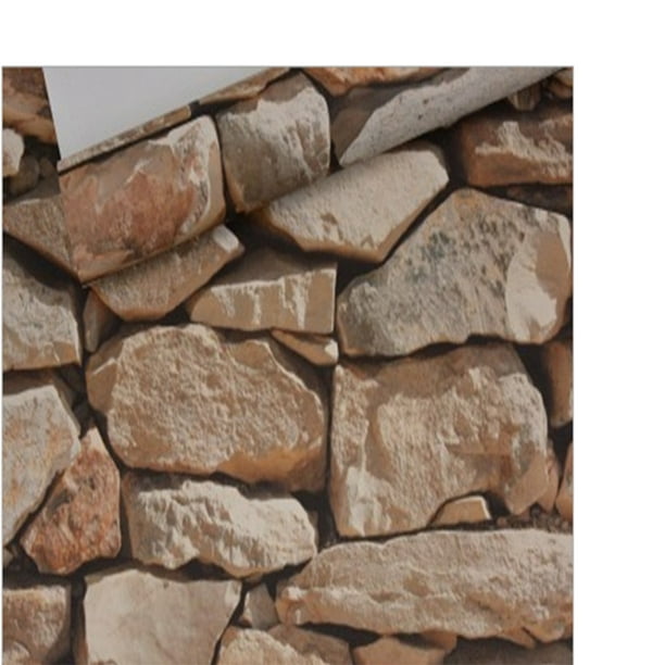 Fondo de fotografía de pared de piedra falsa oscura, 3D telón de