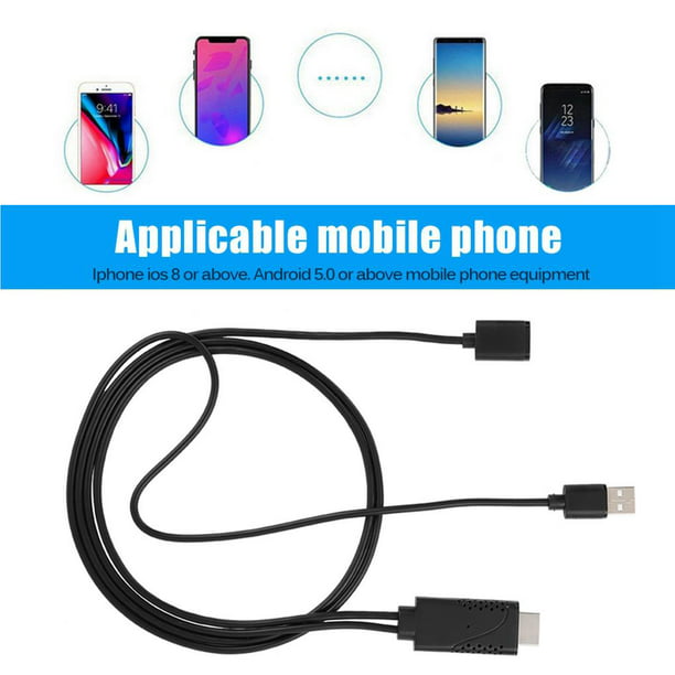 Cable Adaptador Av Digital Usb A Hdmi Para iPhone Y Android