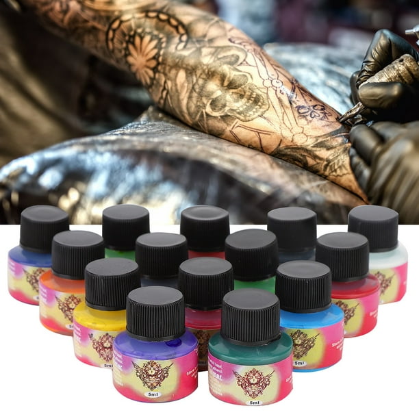 Shadink Juego completo de tintas profesionales para tatuajes de tono de  piel para cubrirse, mezclar y tatuajes cosméticos